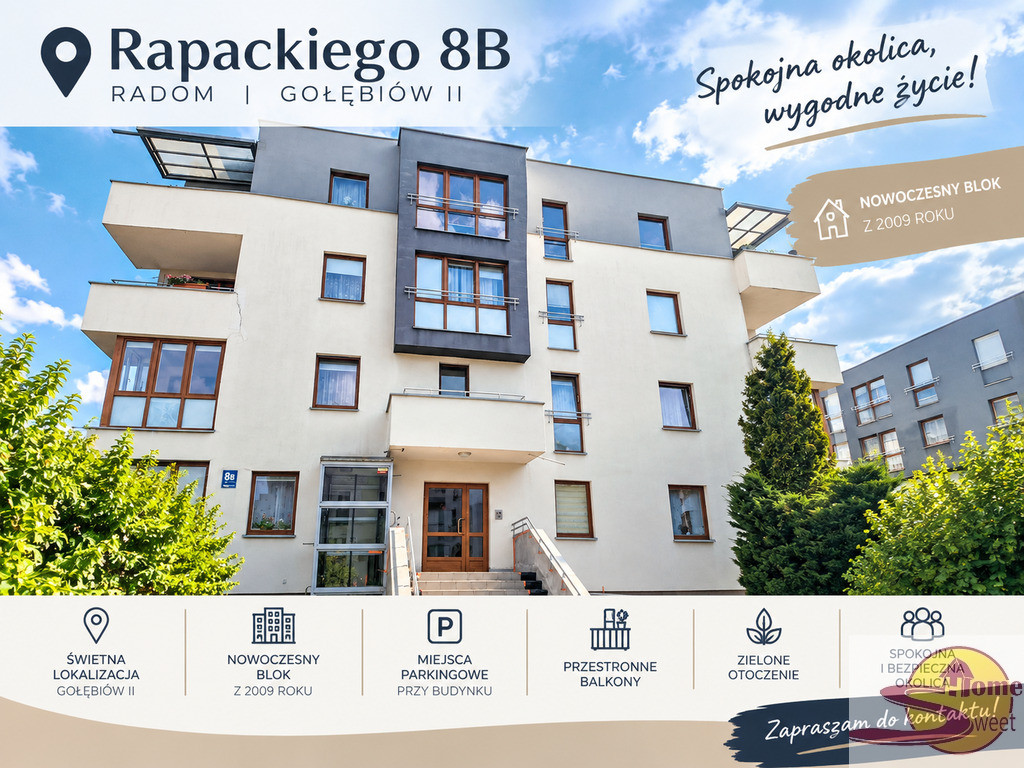 Mieszkanie Sprzedaż Radom Gołębiów II Adama Rapackiego